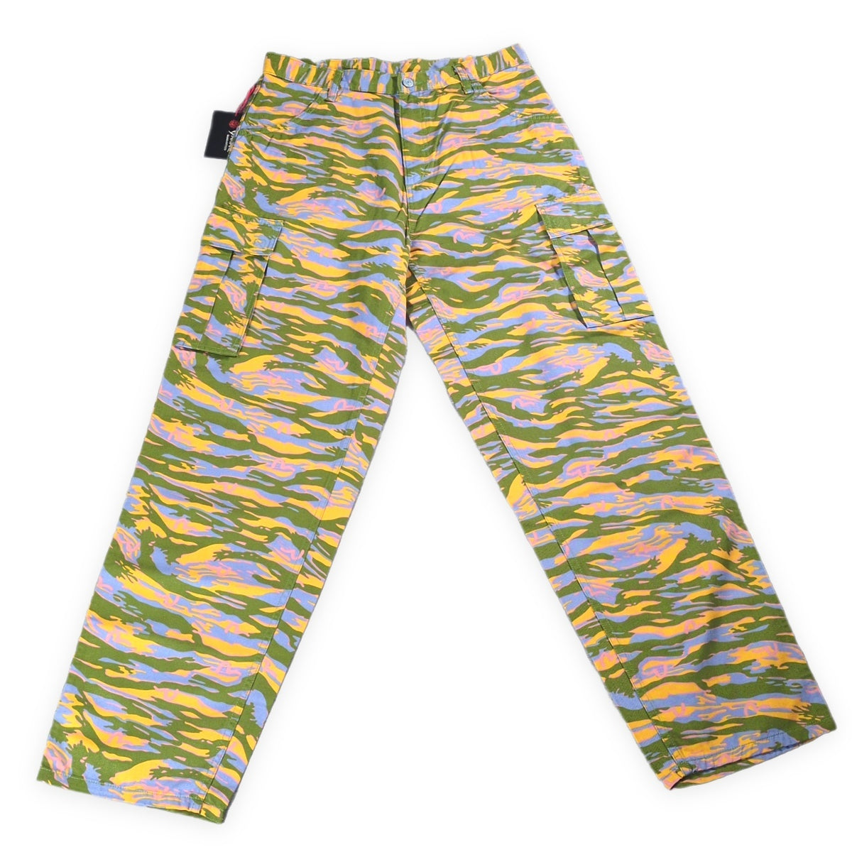 EVISU Tiger Camo Seagull Embroidery Pants Multi Size 34