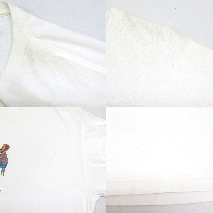 DRATEFUL DEAD as SIMPSONS White Long Sleeve T-Shirt Size 2XL