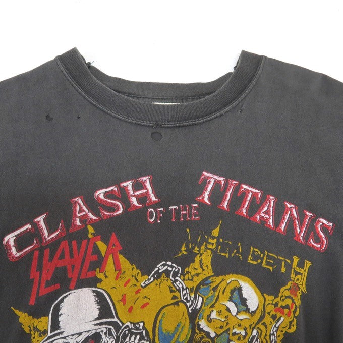 Clash of the Titans Tour Charcoal Gray S/S T-Shirt Size L