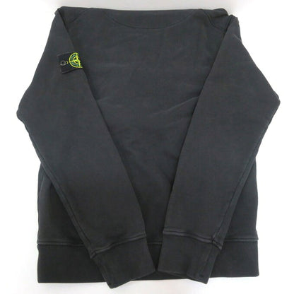 STONE ISLAND Garment Dye Cotton Pullover Hoodie Black Size L