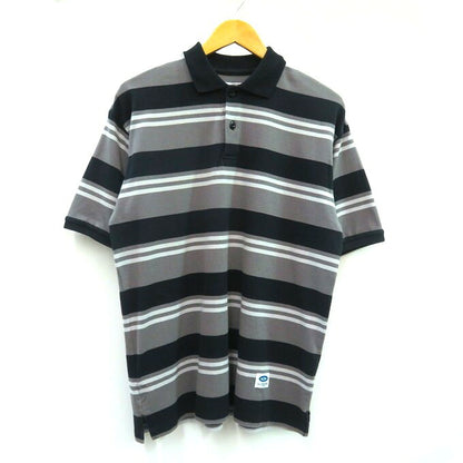 CHALLENGER 25SS S/S Border Polo Shirt Gray Size S