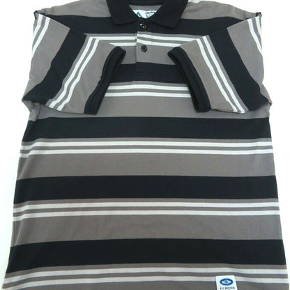 CHALLENGER 25SS S/S Border Polo Shirt Gray Size S