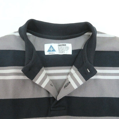 CHALLENGER 25SS S/S Border Polo Shirt Gray Size S
