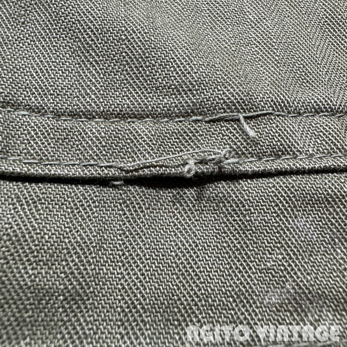 U.S.NAVY 40s WWII HBT Utility Jacket Green