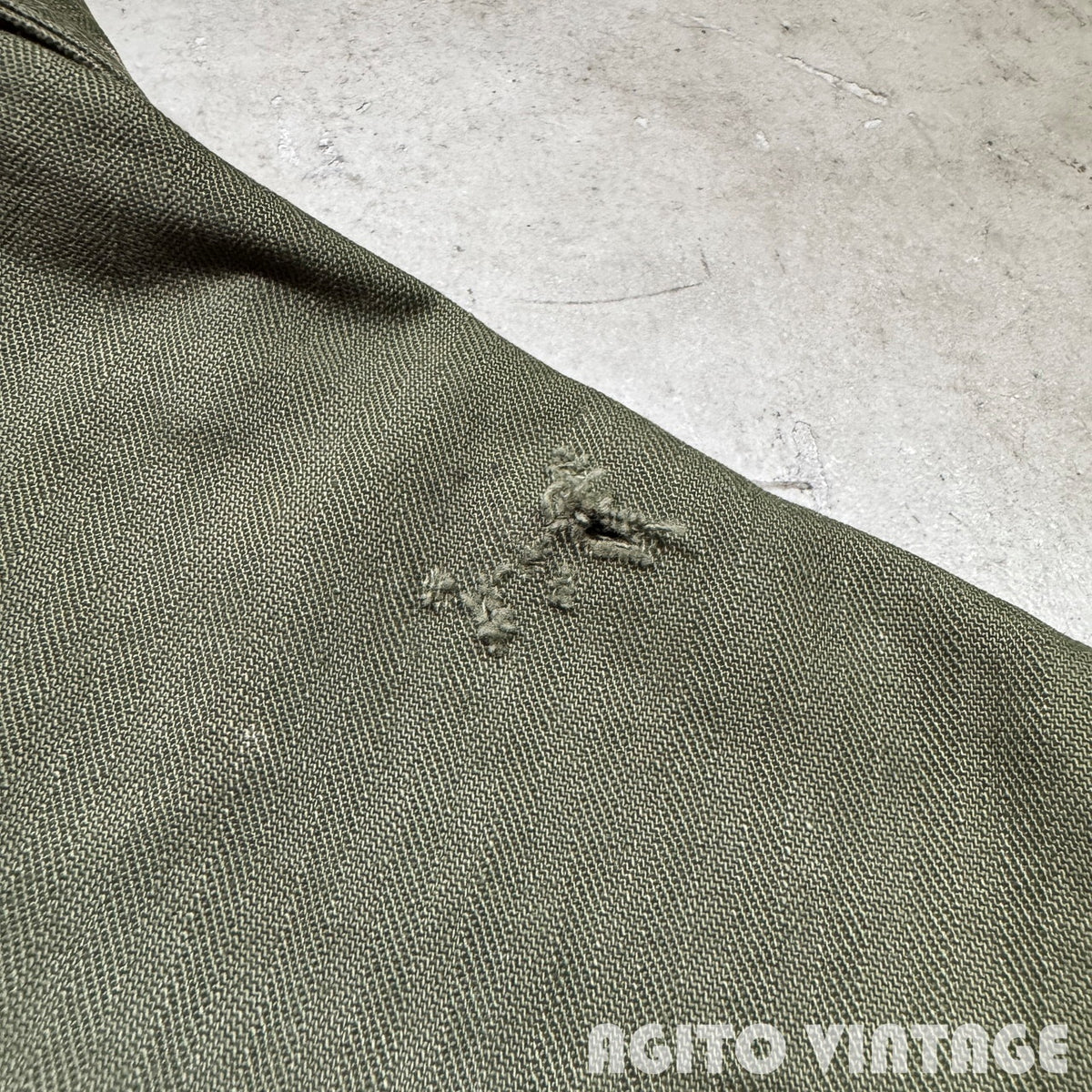 U.S.NAVY 40s WWII HBT Utility Jacket Green