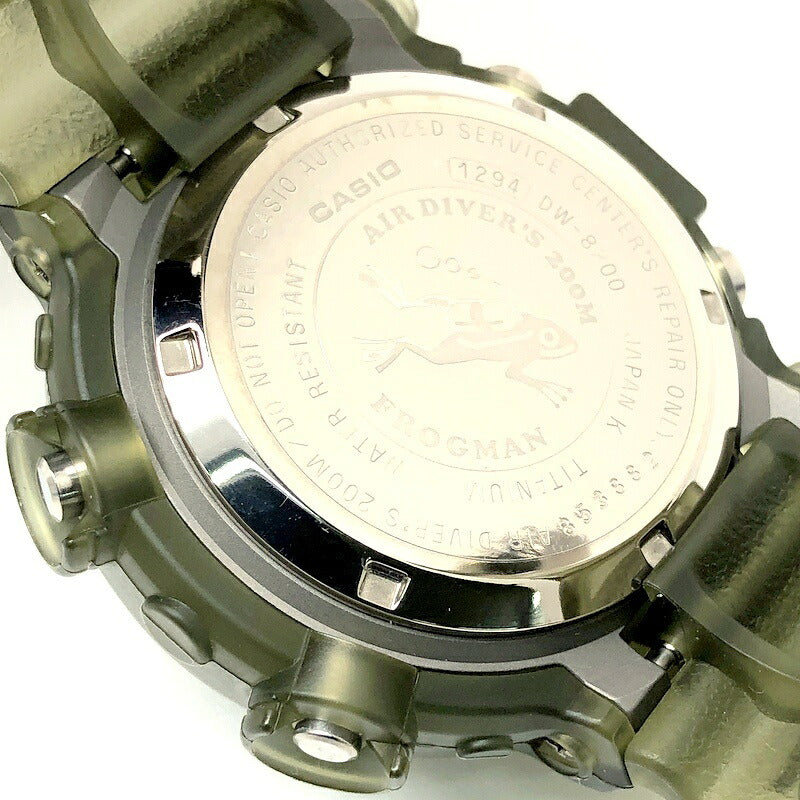 Casio G-SHOCK DW-8200MS-8T Frogman Men In Smoke Titanium