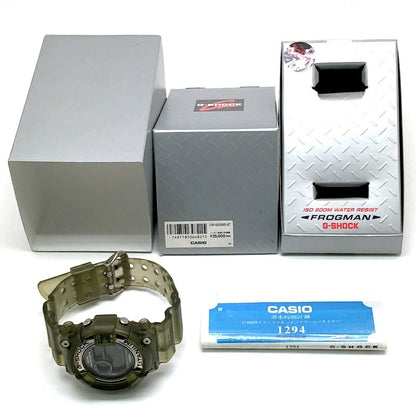 Casio G-SHOCK DW-8200MS-8T Frogman Men In Smoke Titanium