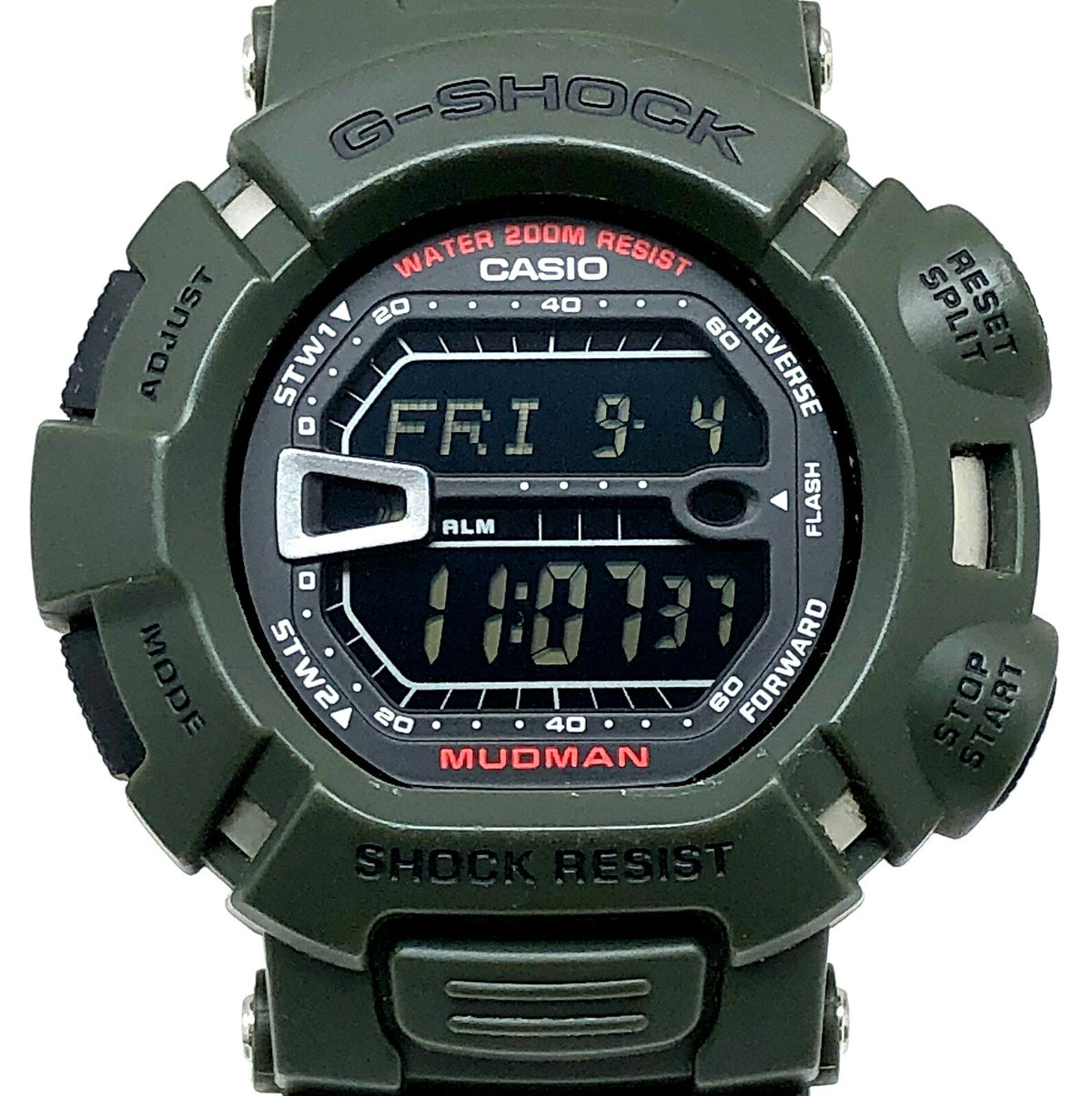 Casio G-SHOCK G-9000-3V MUDMAN Mud Resist Watch Green Khaki