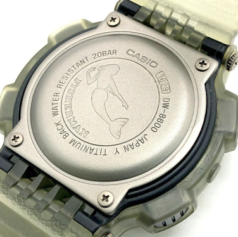 Casio G-SHOCK DW-8600MS-8T Fisherman Gray Skeleton Watch