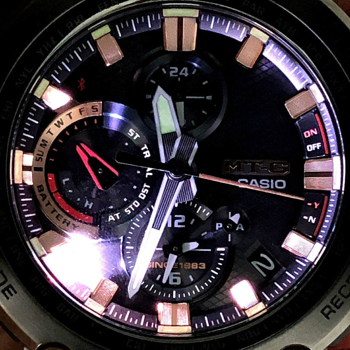Casio G-SHOCK MTG-B1000TF-1A Magma Ocean 35th Anniv. Watch