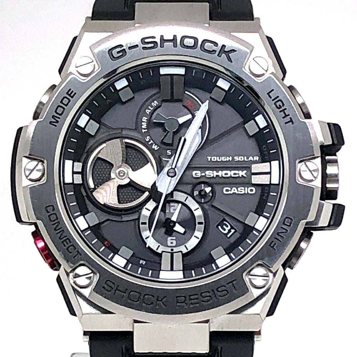 Casio G-SHOCK GST-B100-1A G-STEEL Tough Solar Bluetooth
