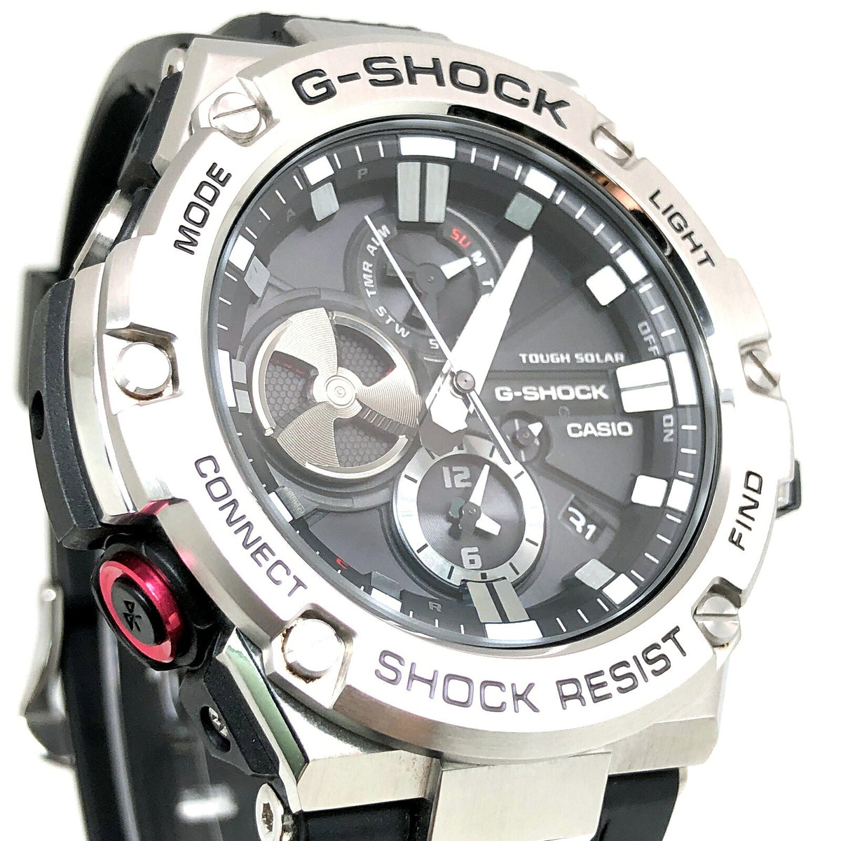 Casio G-SHOCK GST-B100-1A G-STEEL Tough Solar Bluetooth