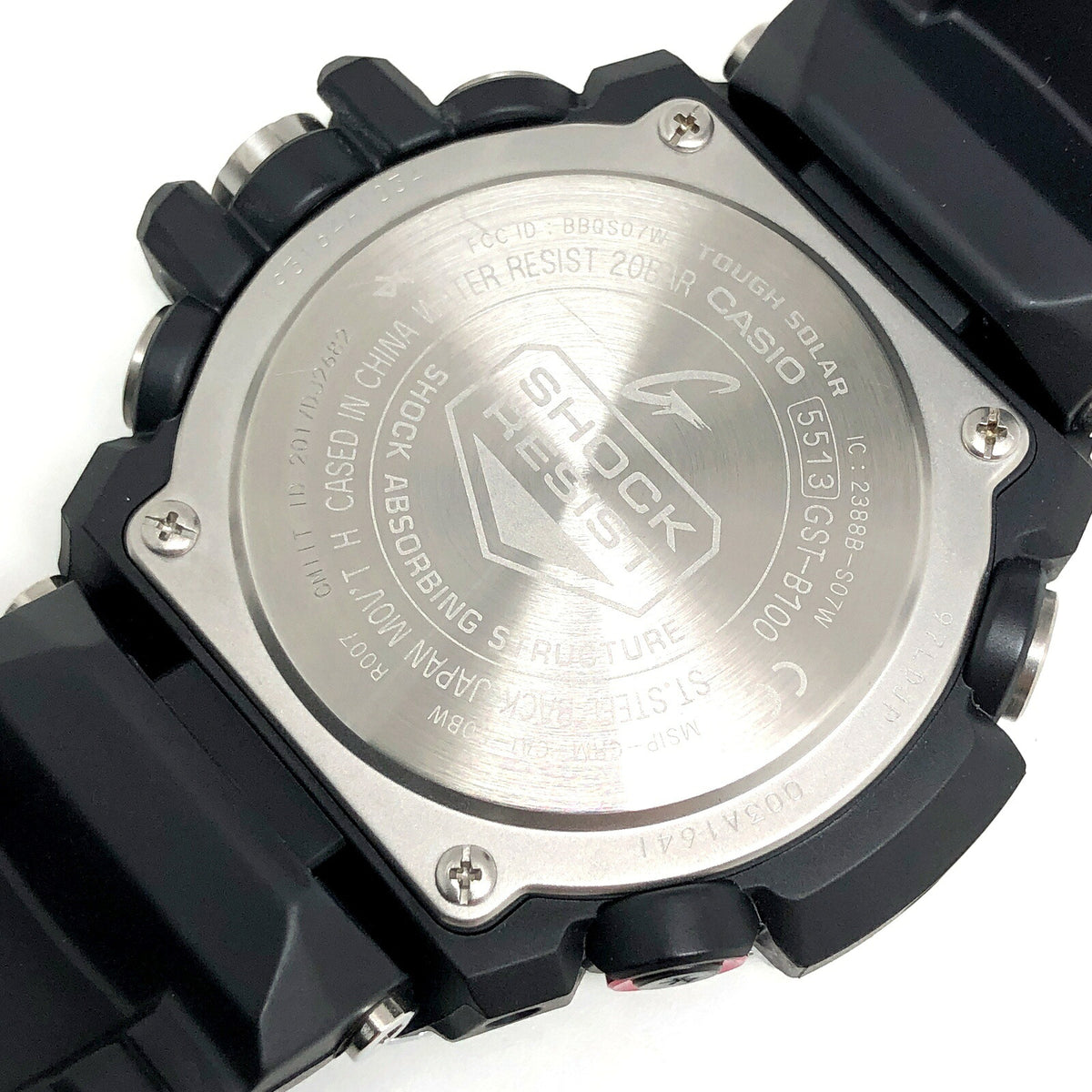 Casio G-SHOCK GST-B100-1A G-STEEL Tough Solar Bluetooth