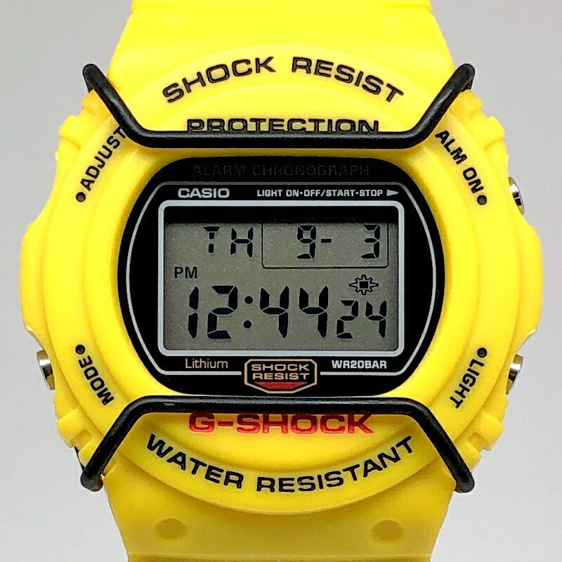 Casio G-SHOCK DW-5700Y-9 Yellow Sting Protector Round Watch
