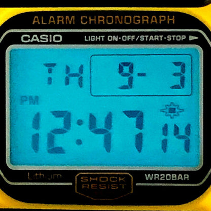 Casio G-SHOCK DW-5700Y-9 Yellow Sting Protector Round Watch