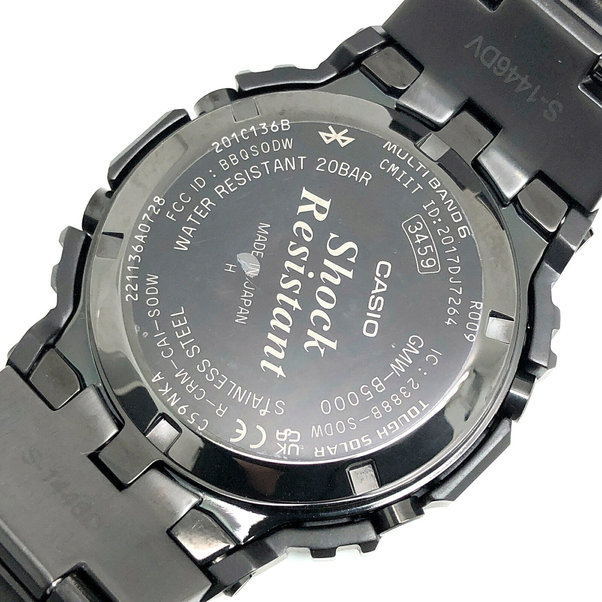 Casio G-SHOCK GMW-B5000MB-1 Full Metal Black Bluetooth Watch