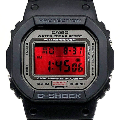 Casio G-SHOCK DW-5000ML-1 20th Anniversary Red LCD Watch