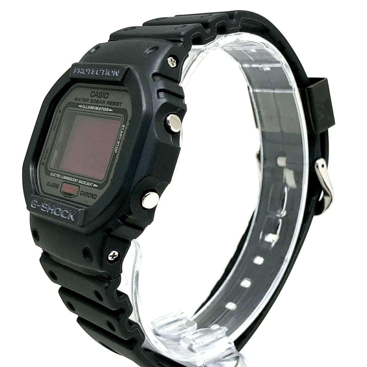 Casio G-SHOCK DW-5000ML-1 20th Anniversary Red LCD Watch