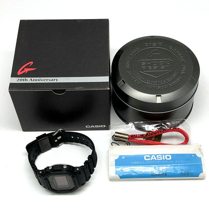 Casio G-SHOCK DW-5000ML-1 20th Anniversary Red LCD Watch