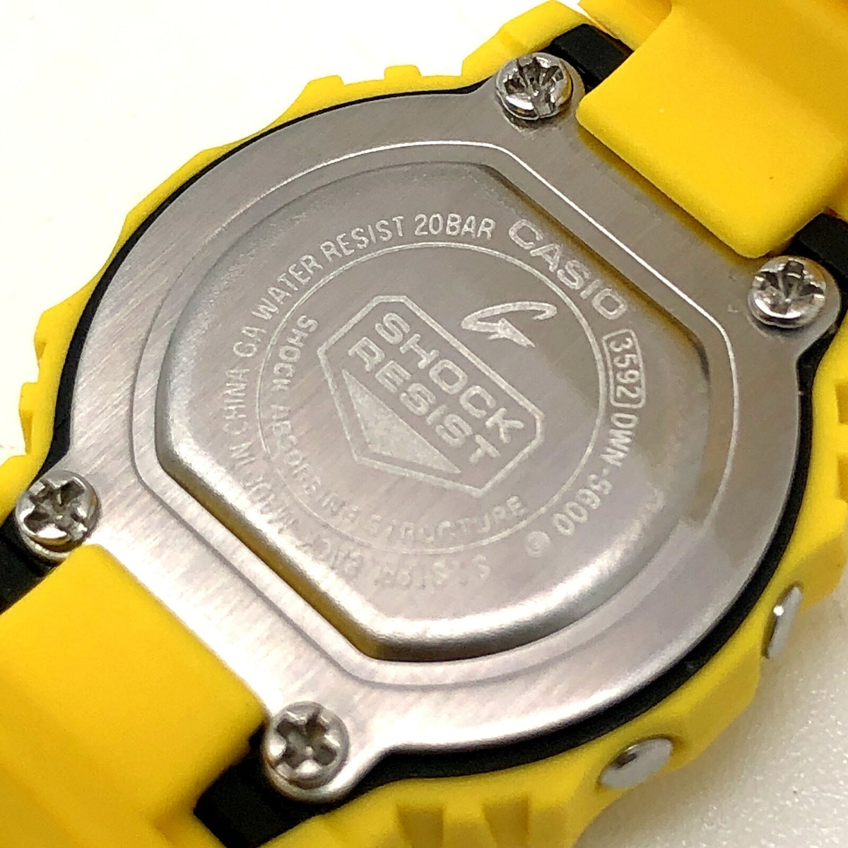 Casio G-SHOCK DWN-5600-9 Nano Watch Ring Yellow