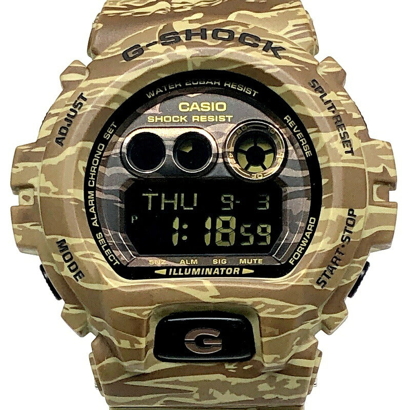 Casio G-SHOCK GD-X6900CM-5 Tiger Camo Military Watch Brown