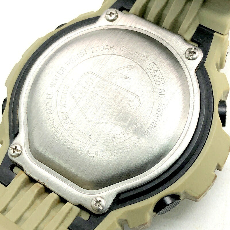 Casio G-SHOCK GD-X6900CM-5 Tiger Camo Military Watch Brown