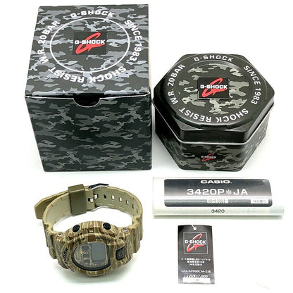 Casio G-SHOCK GD-X6900CM-5 Tiger Camo Military Watch Brown