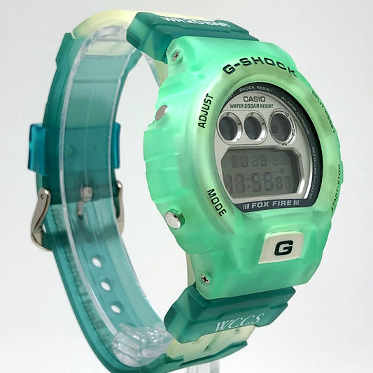 Casio G-SHOCK DW-6900WC-3T WCCS Skeleton Watch Green Multi