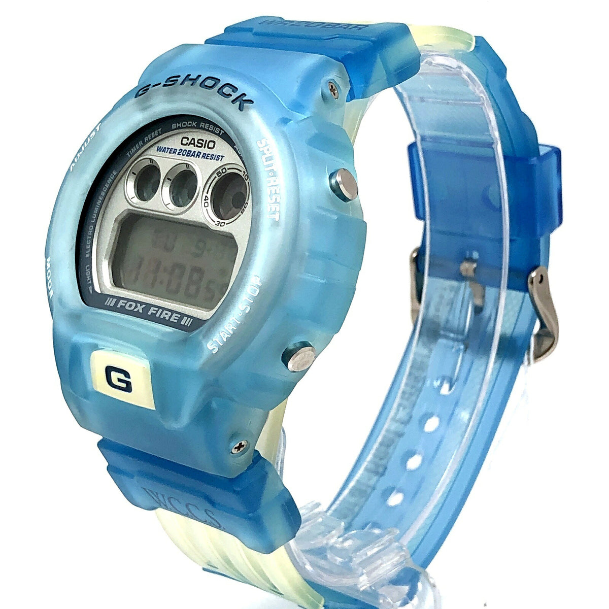 Casio G-SHOCK DW-6900WC-2BT WCCS Skeleton Watch Blue