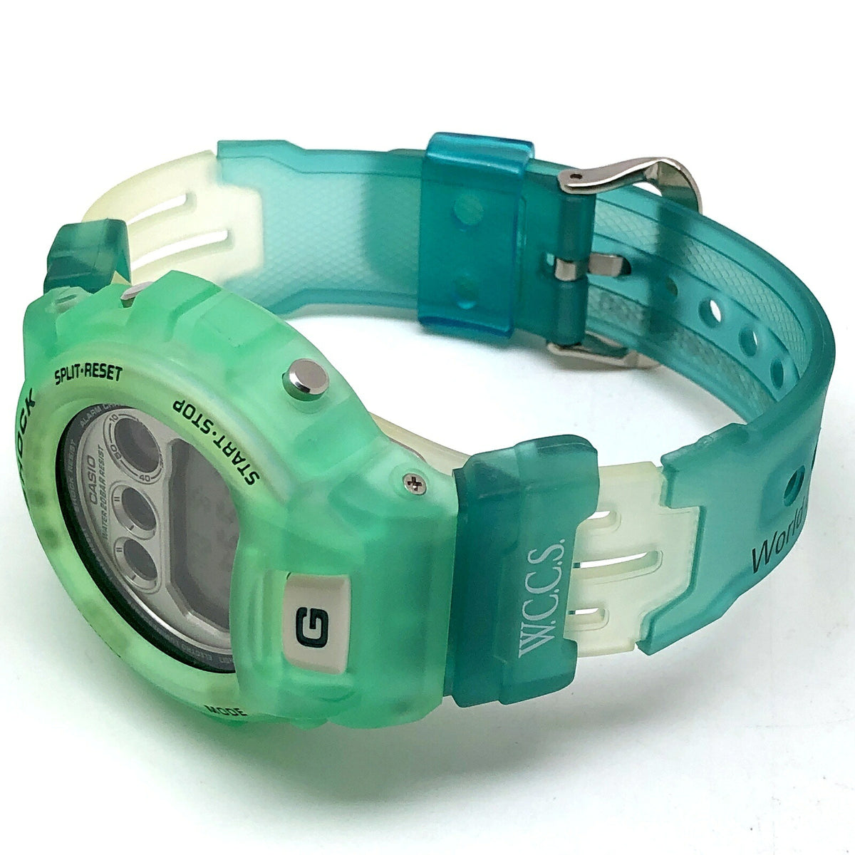 Casio G-SHOCK DW-6900WC-3T WCCS Skeleton Watch Green Multi
