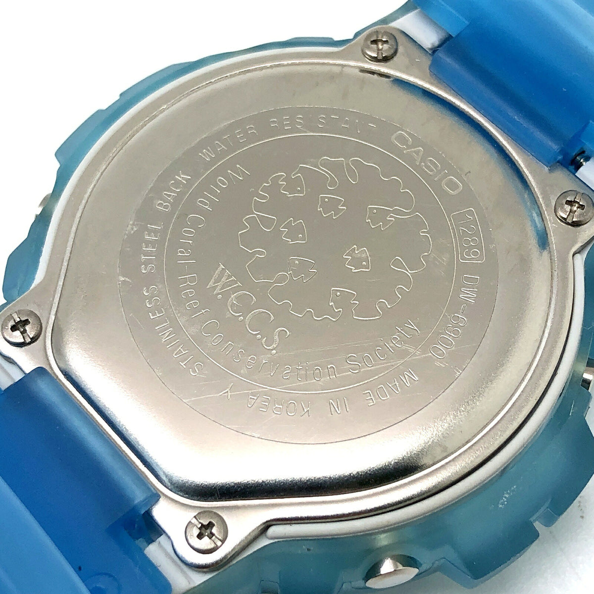 Casio G-SHOCK DW-6900WC-2BT WCCS Skeleton Watch Blue