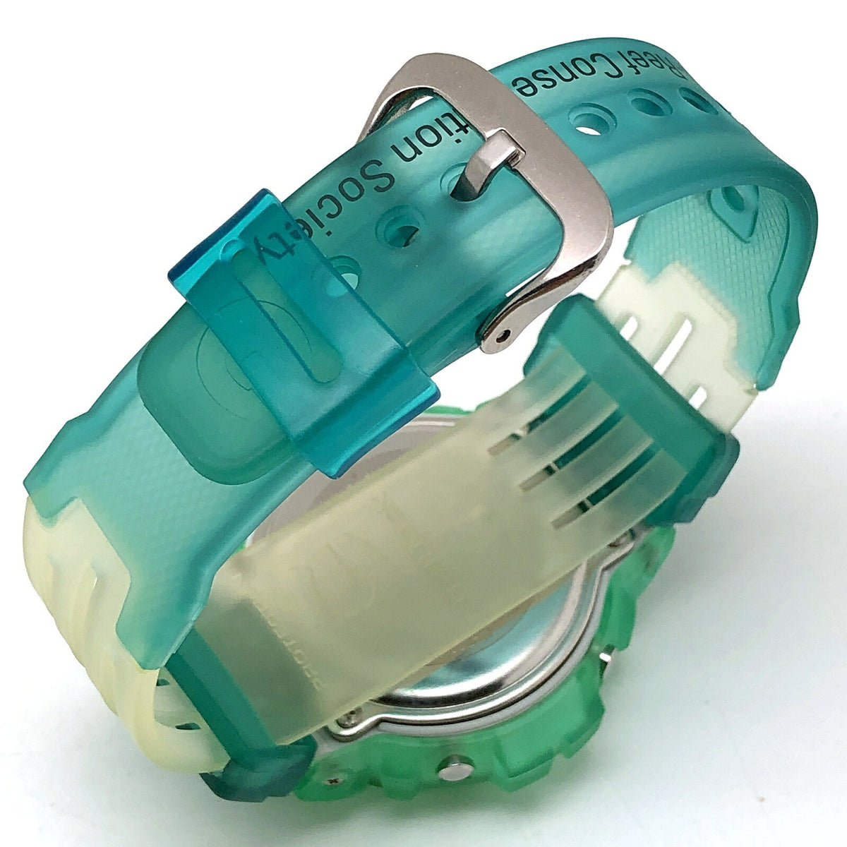 Casio G-SHOCK DW-6900WC-3T WCCS Skeleton Watch Green Multi