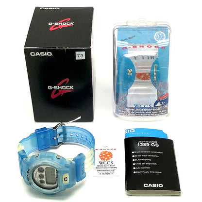 Casio G-SHOCK DW-6900WC-2BT WCCS Skeleton Watch Blue