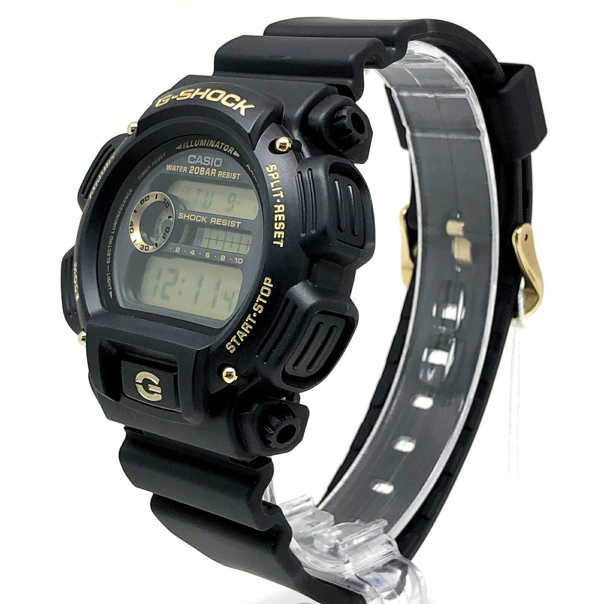 CASIO G-SHOCK DW-9052GBX-1A9 90s Revival Gold Watch