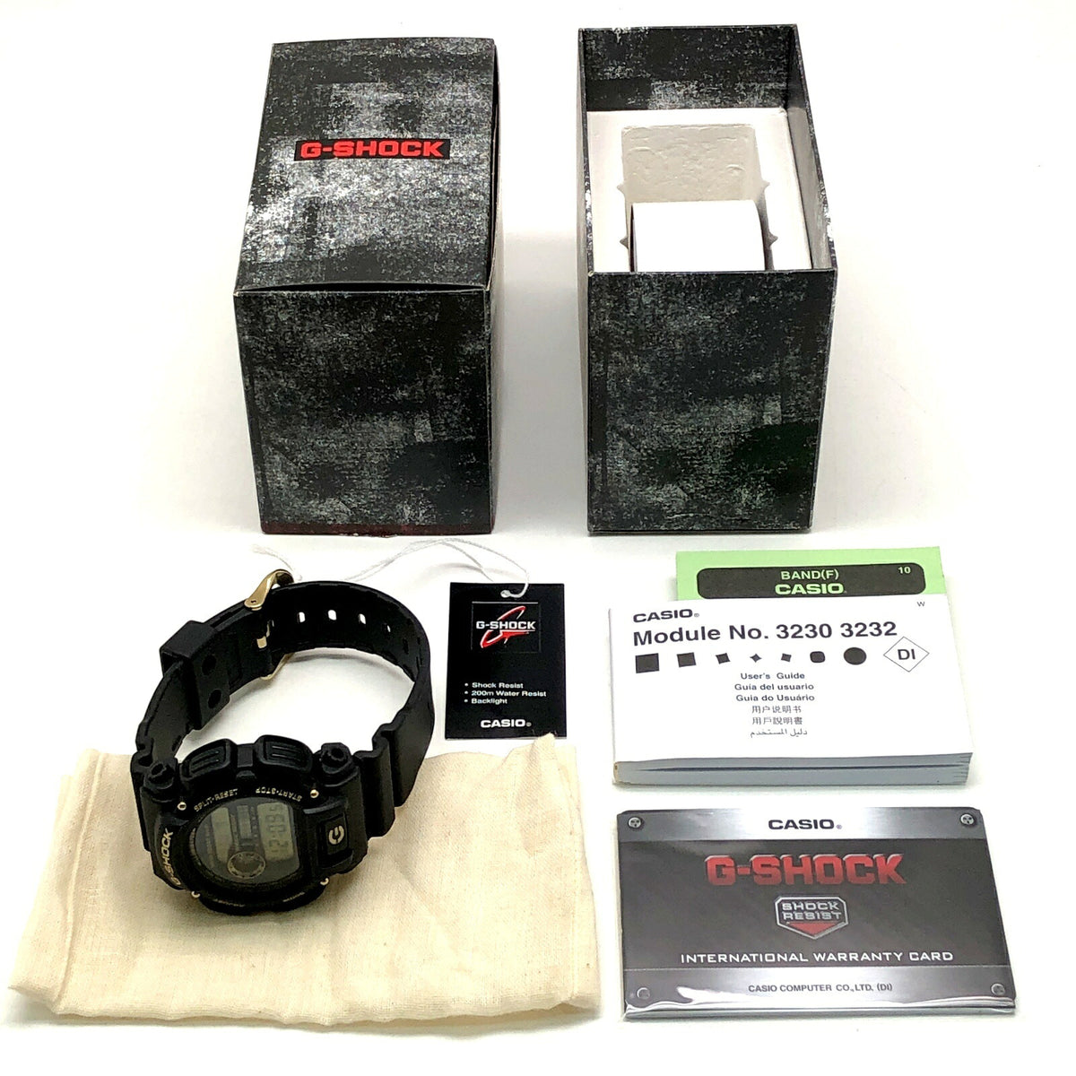CASIO G-SHOCK DW-9052GBX-1A9 90s Revival Gold Watch