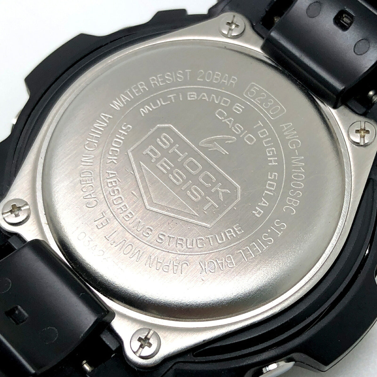Casio G-SHOCK AWG-M100SBC-1 Tough Solar Multi-Band 6 Watch