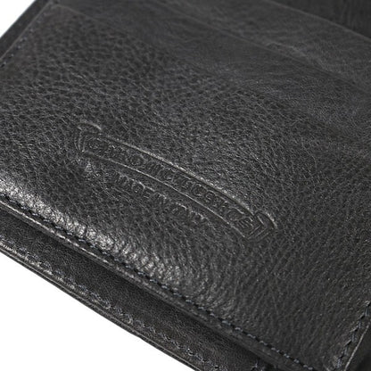 CHROME HEARTS Wave BS Fleur Leather Tri-fold Size ONE SIZE