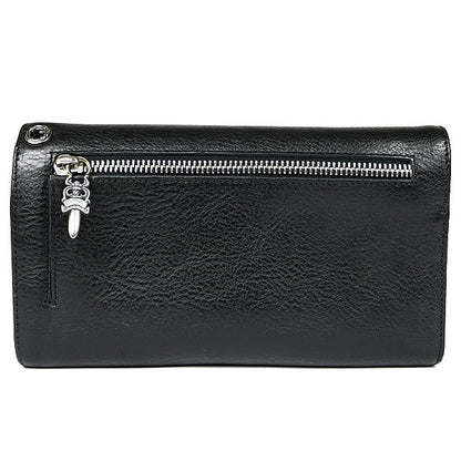 CHROME HEARTS Wave Cross Button Tri-fold Size ONE SIZE