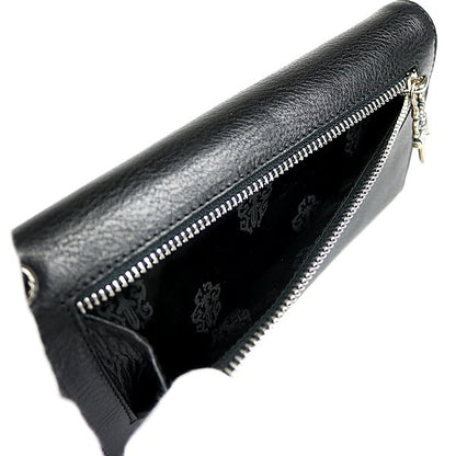 CHROME HEARTS Wave Cross Button Tri-fold Size ONE SIZE