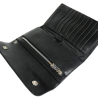 CHROME HEARTS Wave Cross Button Tri-fold Size ONE SIZE