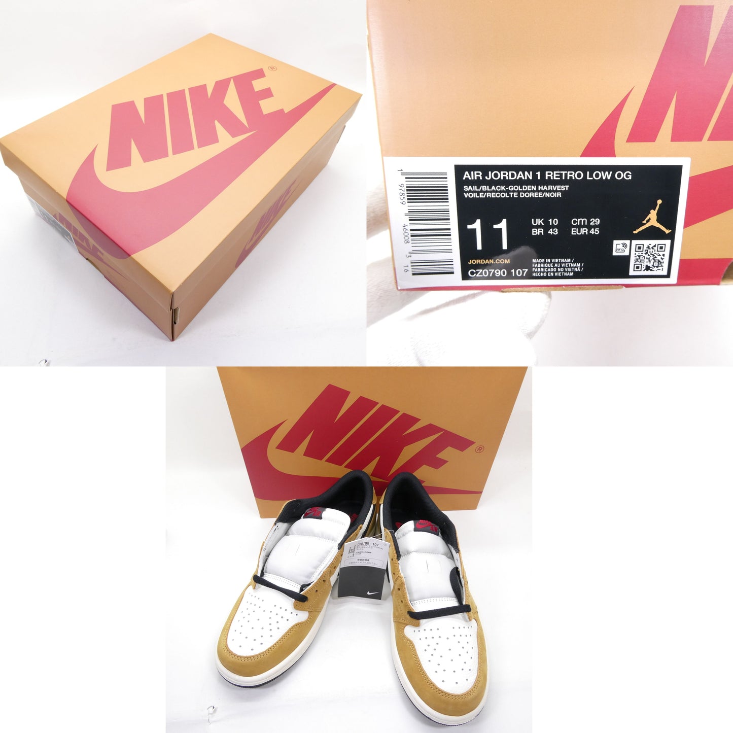 NIKE AIR JORDAN 1 Retro Low OG Rookie of the Year Sneakers