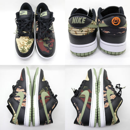 NIKE DUNK LOW SE Crazy Multi Camo Black Sneakers