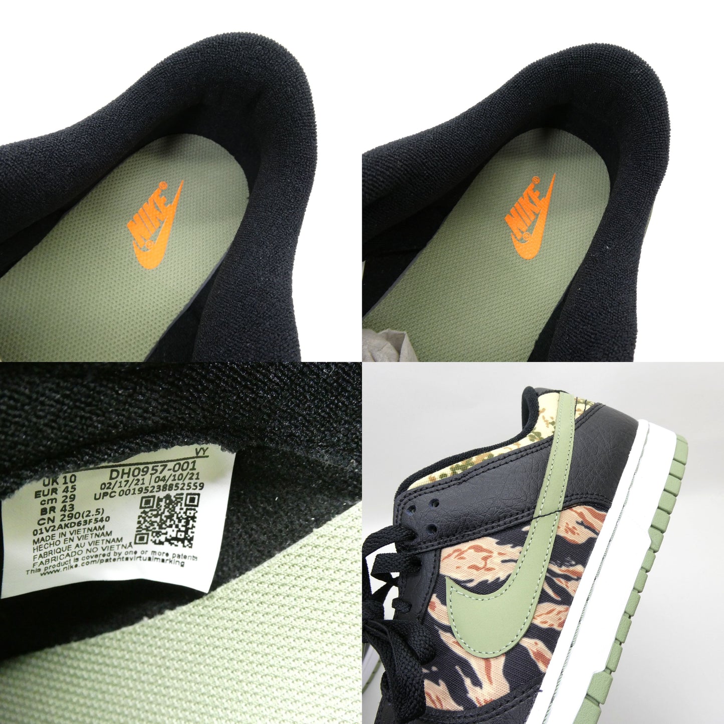 NIKE DUNK LOW SE Crazy Multi Camo Black Sneakers