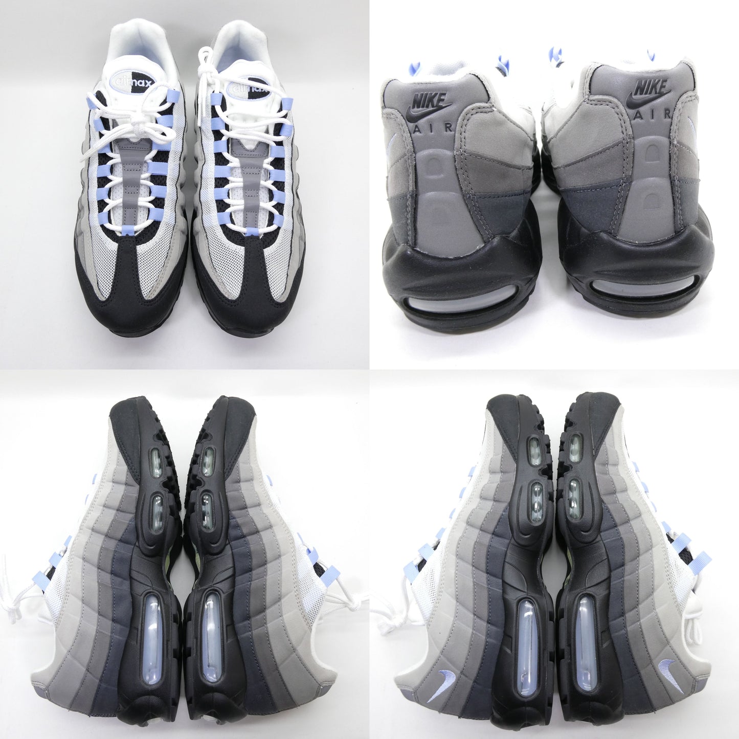 NIKE AIR MAX 95 Black/Aluminum Sneakers