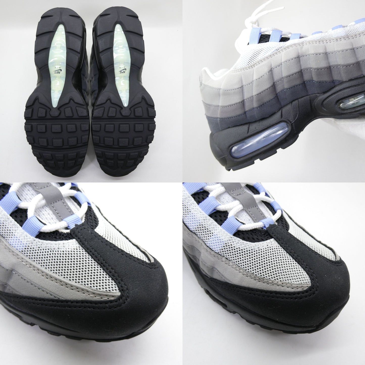 NIKE AIR MAX 95 Black/Aluminum Sneakers