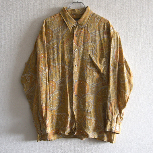 Christian Dior Monsieur Paisley Silk Shirt Size L