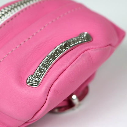 CHROME HEARTS Snatt Pack Leather Pouch Pink Size ONE SIZE