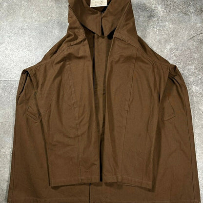 SNCF 50s French Railroad Brown Duck Work Jacket