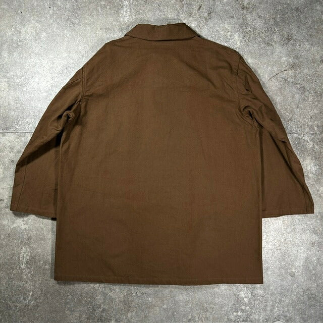 SNCF 50s French Railroad Brown Duck Work Jacket