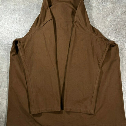SNCF 50s French Railroad Brown Duck Work Jacket